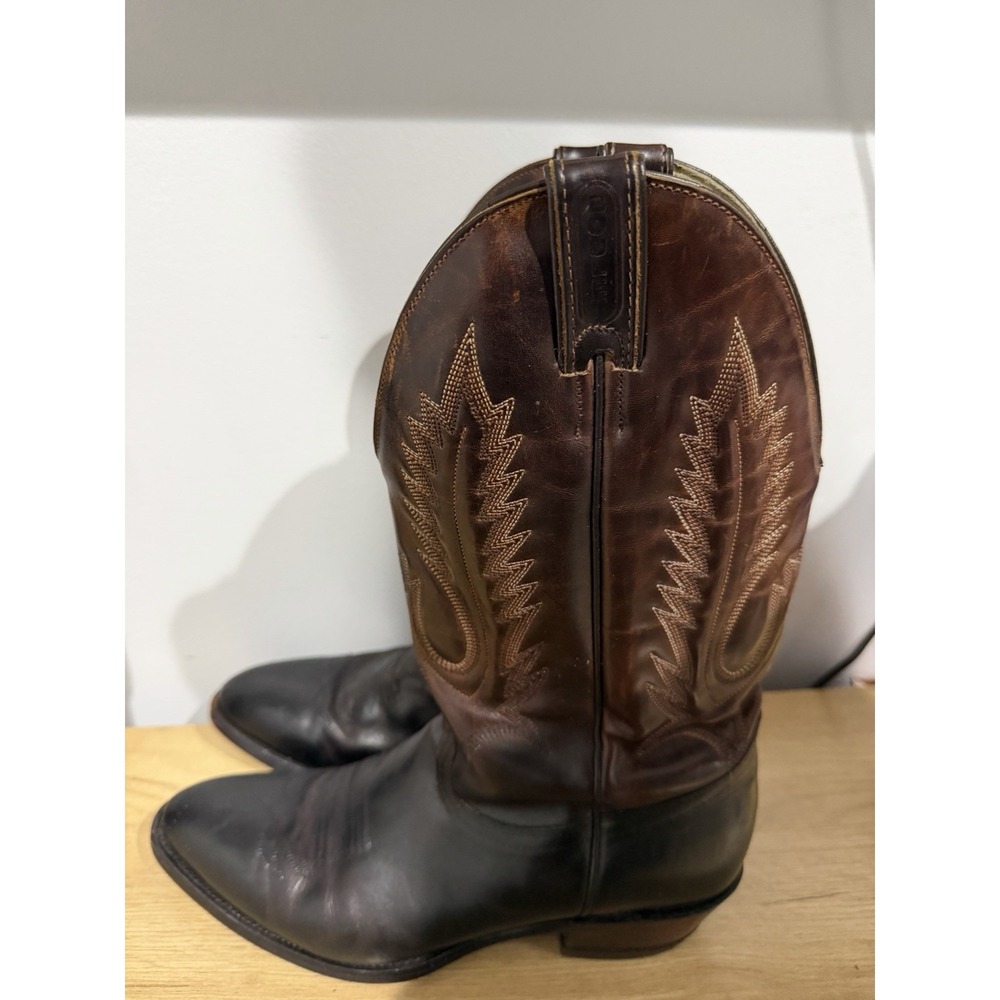 Boulet Westernβ Boots Mens 10 Brown Grizzly Mountain Leather Cowboy Canada 7032